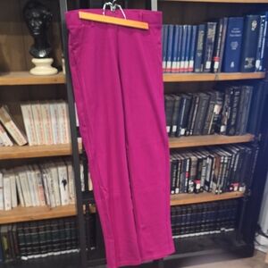 Betabrand Fuchsia Pants, Size M (New, Never Worn!)